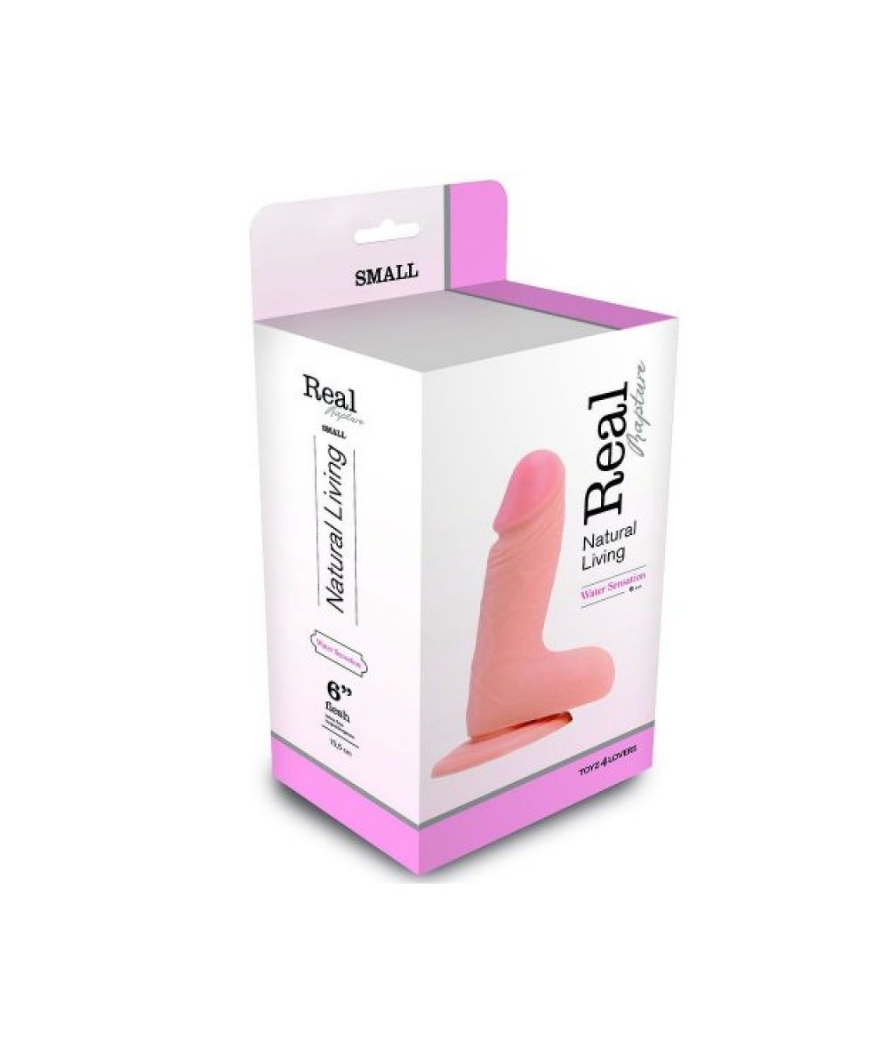 DILDO REALÍSTICO REAL RAPTURE WATER SENSATIONS 6 BRANCO